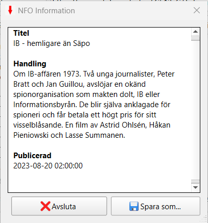 Windows 11, NFO information